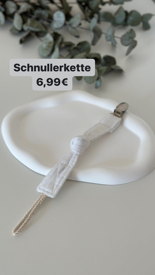 Haarschleife + Schnullerkette Tugba - Enila Baby Shop